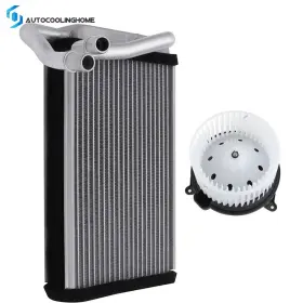 Autocoolinghome 837015-cooling Blower Motor And Heater Core Front Fit For 2006 2007-2008 Lincoln Mark Lt Kit