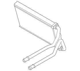 64-11-5-A2B-435 BMW Heater Core 530I