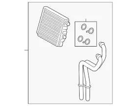 64-11-6-844-853 BMW Heater Core