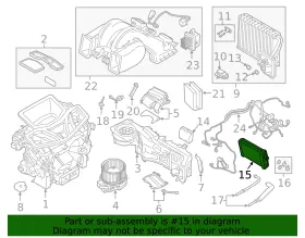64-11-9-460-558 BMW Heater Core #2