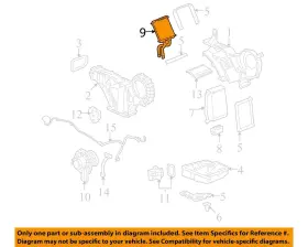 1563353 CADILLAC Rear Hvac Heater Core Esv Escalade #3
