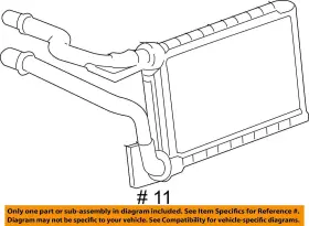 84215014 CADILLAC Hvac Heater Core XT4 #2