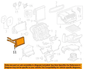 84215014 CADILLAC Hvac Heater Core XT4