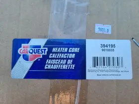394195C CARQUEST Heater Core #3