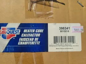 398341 CARQUEST Heater Core Ford Ranger #3