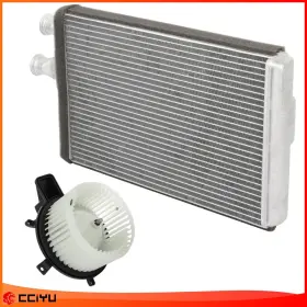 Cciyu Z83703001y Hvac Blower Motor With Heater Core Matrix Kit Fits 08-17 Dodge Grand Caravan