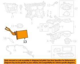 68110623AA DODGE Hvac Heater Core Charger #2