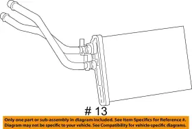 68110623AA DODGE Hvac Heater Core Charger #3
