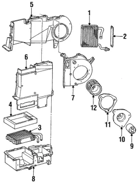 E69Z-18476-B FORD Heater Core