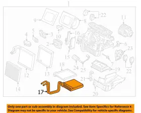 F1FZ18476A FORD Hvac Heater Core Focus #3