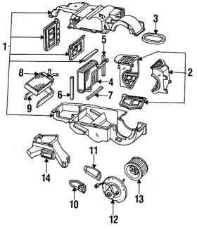 F3SZ-18476-A FORD Heater Core