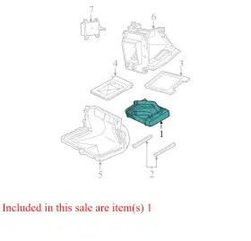 F7UH18N276AC FORD Hvac Heater Core E-150