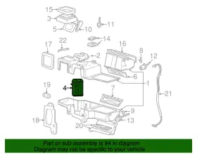 H2MZ-18476-AC FORD Heater Core #2