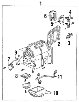 XF5Z-18476-AA FORD Core Heater