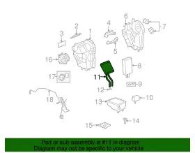 84406079 GM Heater Core Seals Clamps Kit #2