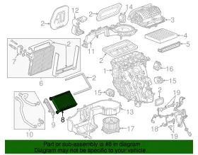 84633310 GM Heater Core #3