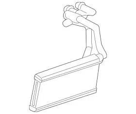15-63885 GM GENUINE PARTS Acdelco Heater Core