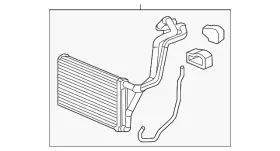 Honda 79115-tr0-a02 Genuine Heater Core