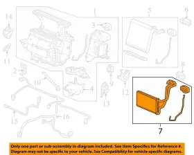 79115T0GA01 HONDA Hvac Heater Core Accord