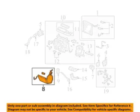 79115TA5A01 HONDA Hvac Heater Core Crosstour #3
