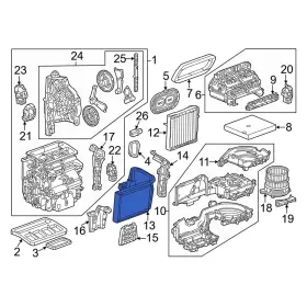 85054169 HONDA OE Hvac Heater Core