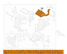 97138B1000 HYUNDAI Hvac Heater Core Genesis #3