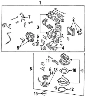 B714061J15 INFINITI Heater Core