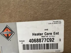 4068877C92 INTERNATIONAL Heater Core