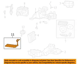 68003993AA JEEP Hvac Heater Core Lhd Liberty #3
