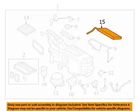 7T4Z18476A LINCOLN Hvac Heater Core Mkx #2