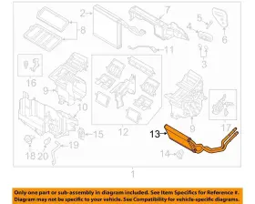 GHP961A10 MAZDA Hvac Heater Core