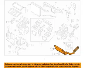 KD4561A10A MAZDA Rear Hvac Heater Core Front CX-5