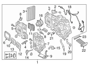 000-830-44-01 MERCEDES Heater Core #2
