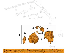 1668301660 MERCEDES Rear Hvac Heater Core Gls #3
