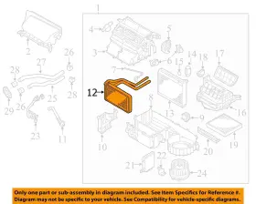 7801A967 MITSUBISHI Hvac Heater Core Outlander #3