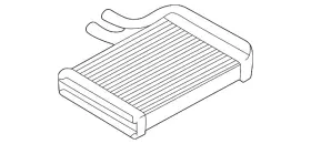 MR958806 MITSUBISHI Heater Core Galant