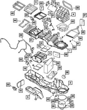 68004228AB MOPAR Hvac Heater Core Engine Cooling