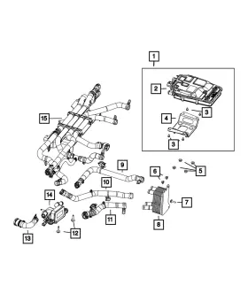 68237838AA MOPAR Heat Exchanger Pacifica