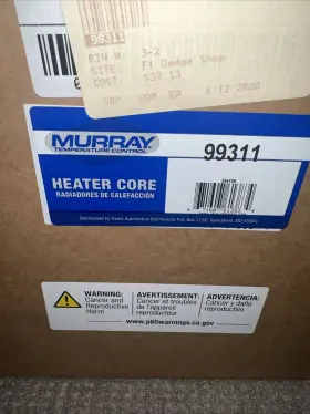 99311 MURRAY Heat Transfer Heater Core #2