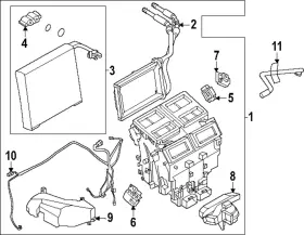 27140-7JA0A NISSAN Heater Core
