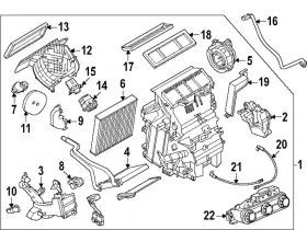 27140-7LF0A NISSAN Heater Core