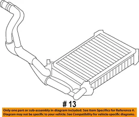 271401FC0A NISSAN Hvac Heater Core Cube #3