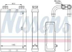 70520 NISSENS Heater