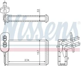 73962 NISSENS Heater