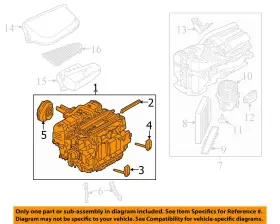 95B898030 PORSCHE Hvac Heater Core Macan