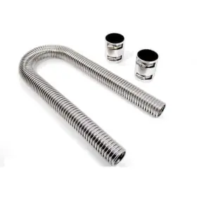 Rpc R7307 Polished Stainless Steel Radiator Hose Kit
