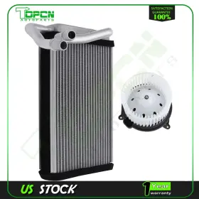 Topcnautop Ta837015yp Blower Motor And Heater Core Front Fit For 2006 2007-2008 Lincoln Mark Lt Kit
