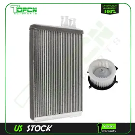 Topcnautop Ta837030yp Blower Motor And Heater Core Front Fit For 2008 2009-2017 Dodge Grand Caravan