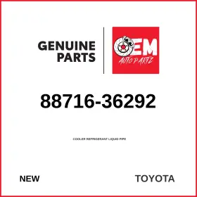 Toyota 88716-36292 Genuine Coaster Cooler Refrigerant Liquid Pipe