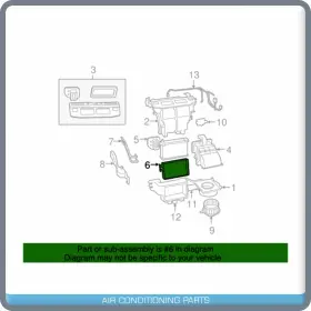 5166533AA UNIVERSAL AIR CONDITIONER Heater Core Town Uq #3